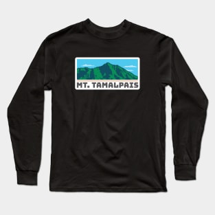 Mt. Tamalpais in a white rectangle Long Sleeve T-Shirt